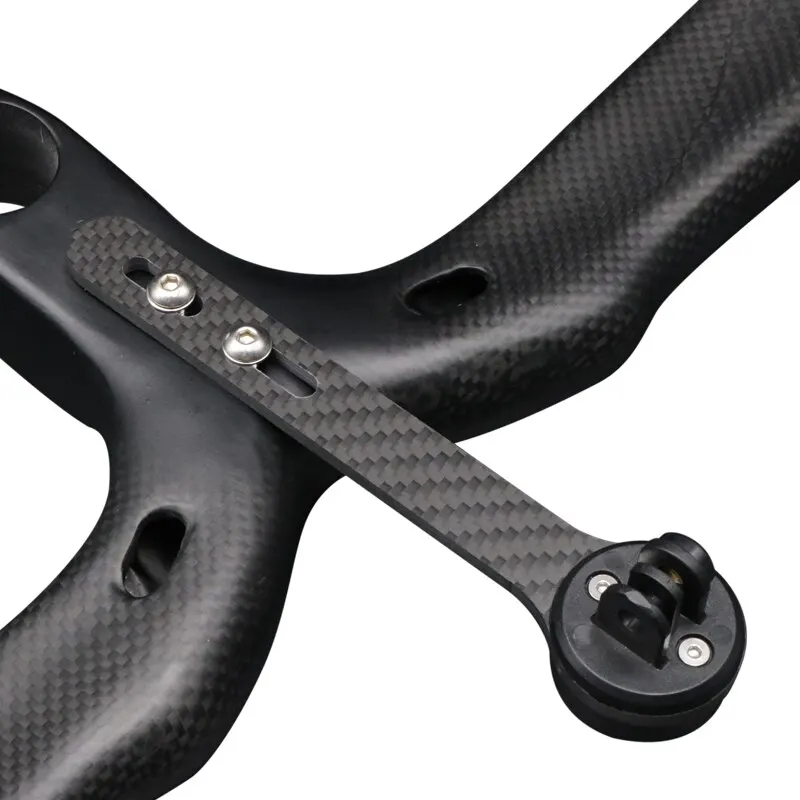 Carbon Fiber Bicycle Computer Holder for Road Bikes - GPS Mount & Speedometer Rack