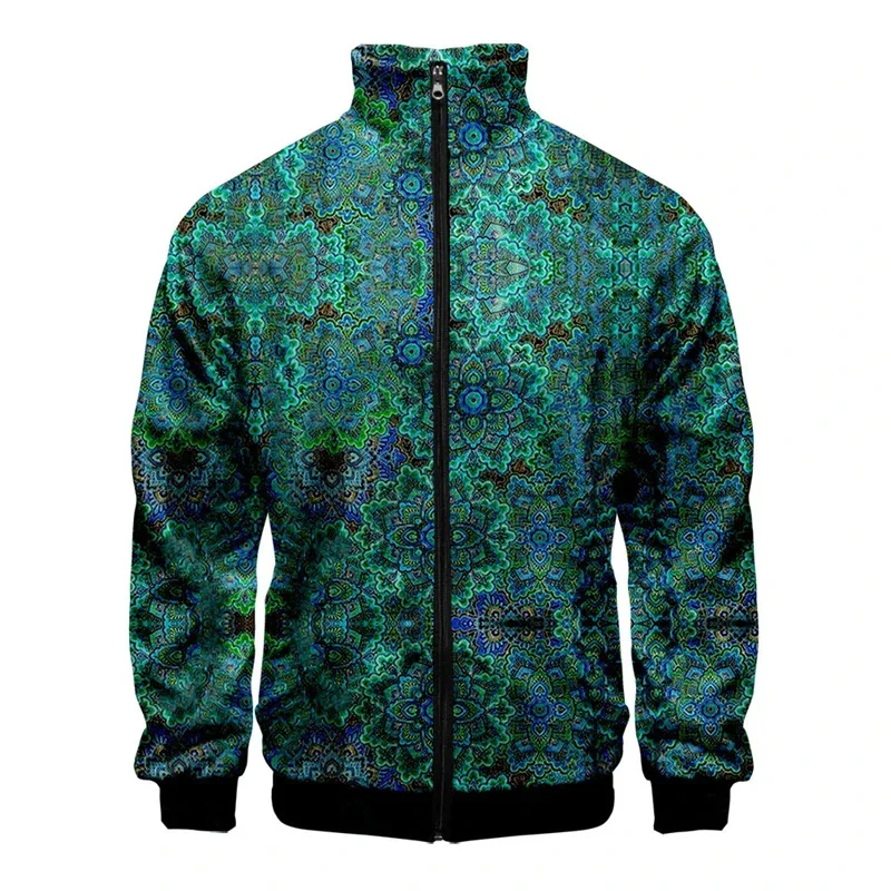 thumbnail image 1 of Chaqueta con cremallera y estampado 3D de leopardo y pollo para hombre, chaqueta hawaiana de manga larga con estampado de cocotero, abrigo de calle de moda Harajuku, 1 of 5