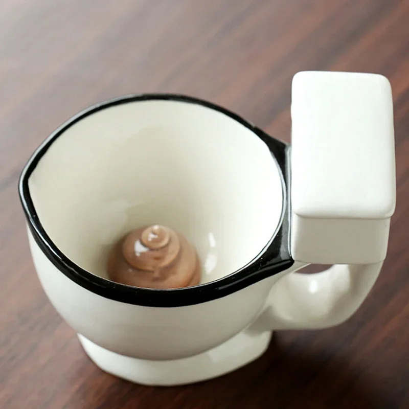 Toilet Bowl Coffee Mug - كوب قهوة سيراميك بتصميم م...