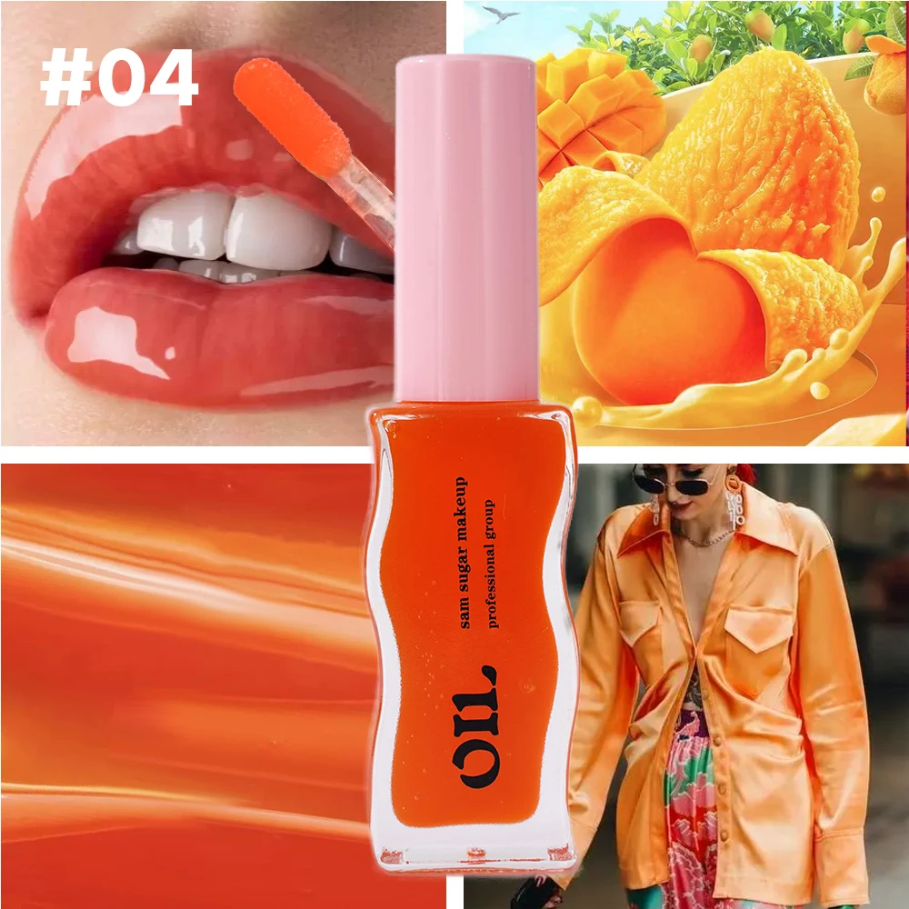 Lip Makeup Lip Oil 6 Color Fruit & Honey Essence Lip Oil