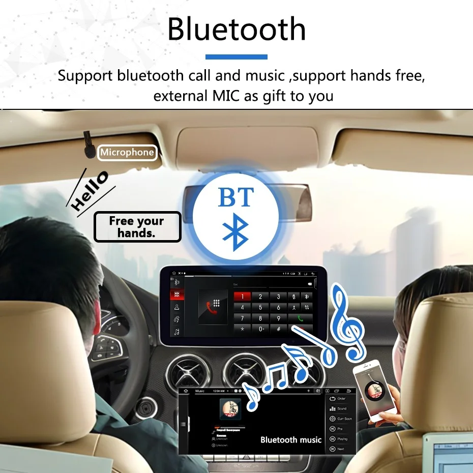 1920*720P Linux Bildschirm Kabelloses Carplay Android Auto Autoradio Stereo für Mercedes-Benz A-Klasse CLA GLA W176 W117 X156 2012-2020 – Detail 9