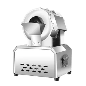 Stainless steel multifunctional potato slicing and shredding machine commercial full-automatic electric potato radish slicing