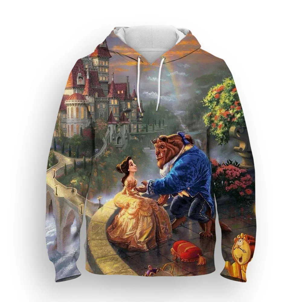 

2024 New Disney Hoodies Cartoon Anime 3D Print Streetwear Men Women Fashion Sweatshirts Hoodie Pullovers Clothes