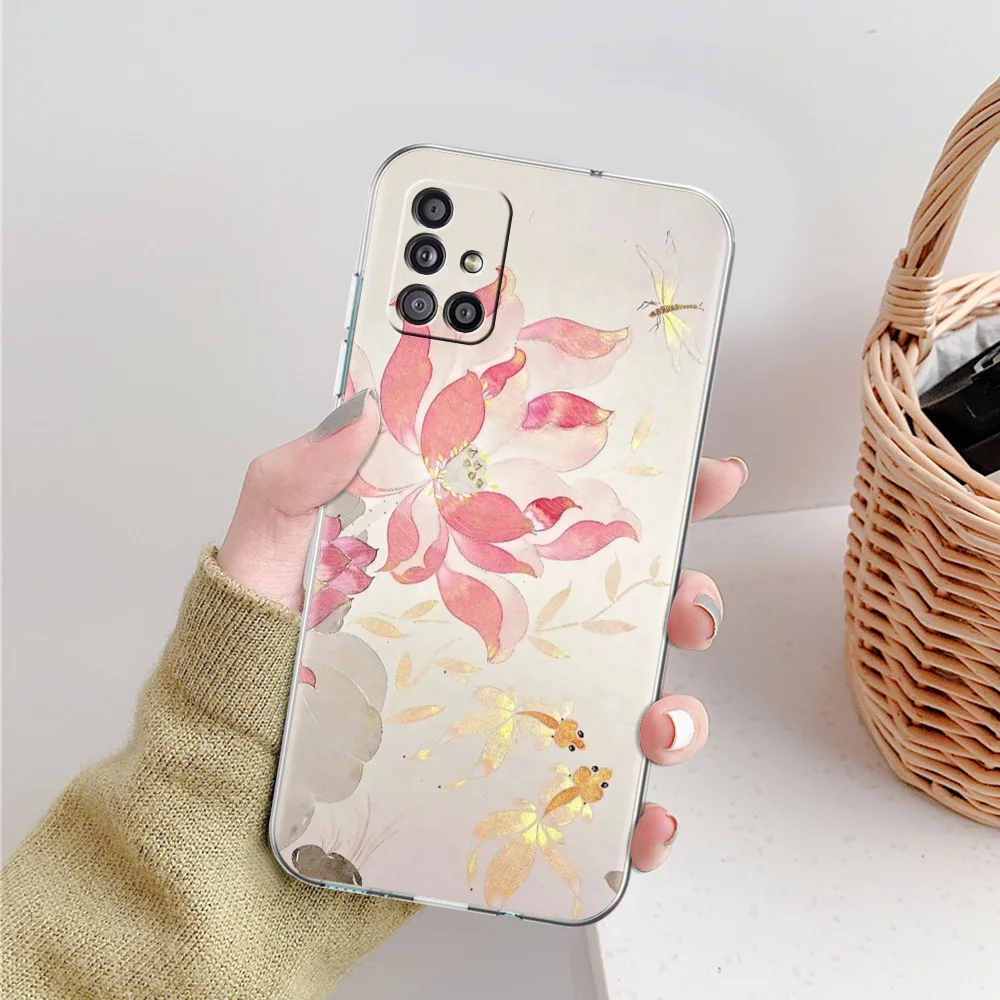 Floral Fantasy Fairy Fish Phone Case Cover