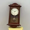 1:12 Scale Dolls Miniature Wall Clock Pretend Play Furniture Wall Clock Doll House Accessories 3