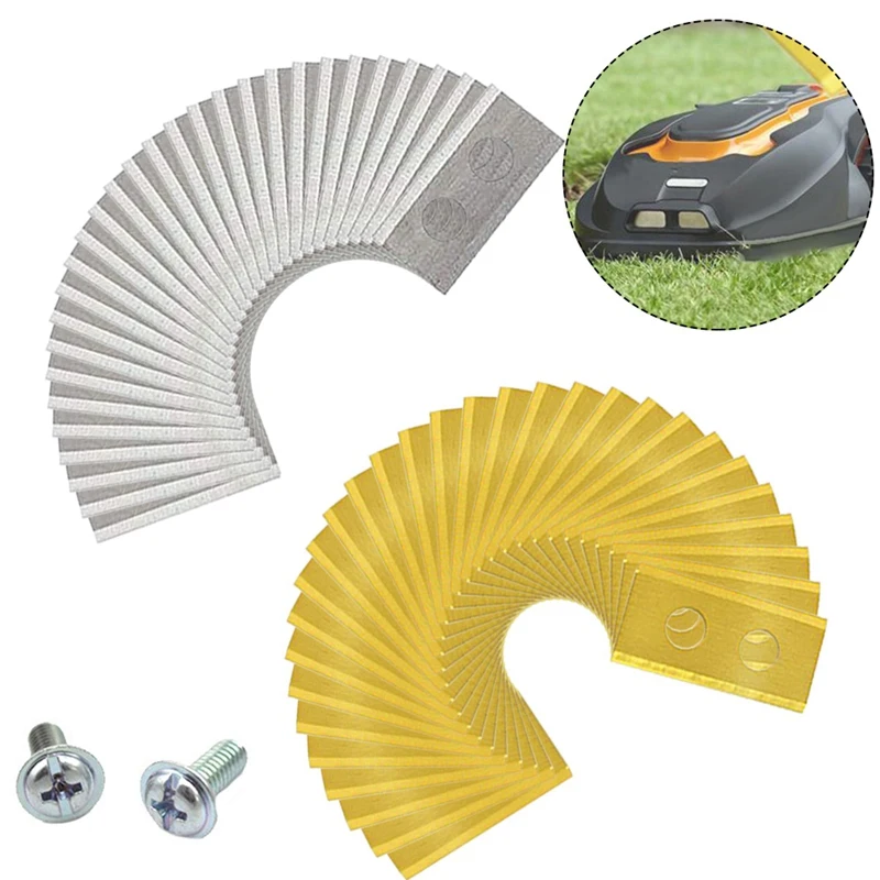 Lawn Robot Blade Gold Lawn Mover Parts Accessori Lama Per Worx Landroid Robot Mower Lame Di Ricambio Giardino