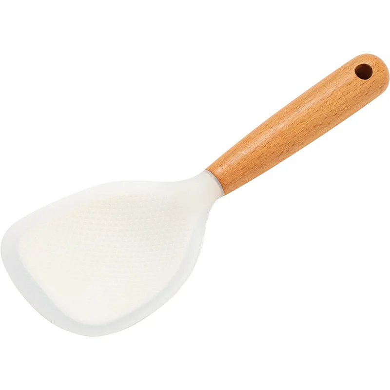 Silicone Heat-Resistant Non-Stick Rice Spoon - Premium Kitchen Tool