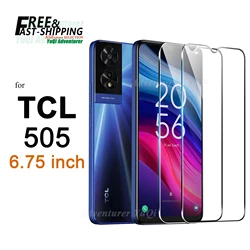 Premium 6.75 Tempered Glass Screen Protector - HD Crystal Clear, 9H Anti - Scratch, Case Friendly for 3 pcs (For TCL 505)