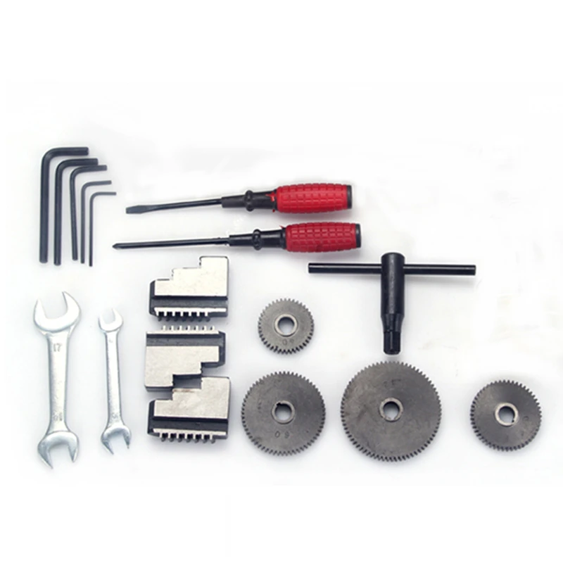 WM210 1100W 400 600 800MM Semi-Automatic Metal Lathe Length Auto Threading Making Mini CNC Machine 6
