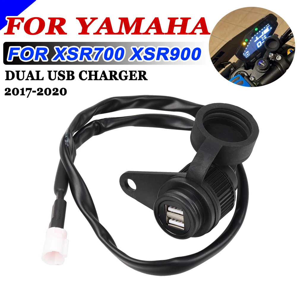 

Переходник с двумя USB-портами для зарядного устройства для YAMAHA XSR700 XSR 700 XSR 900 2017 2018 2019 XSR900 ABS 16