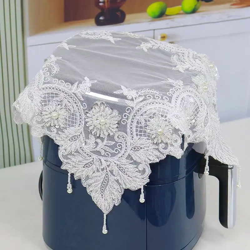 

Popular flower beads Embroidery table cloth cover wedding kitchen Christmas dining tablecloth Table decoration and accessories