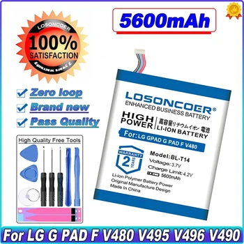 5600mAh For LG BL-T14 Battery For Original LG G PAD F V480 V495 V496 V490 GPAD Li-ion Pad Battery