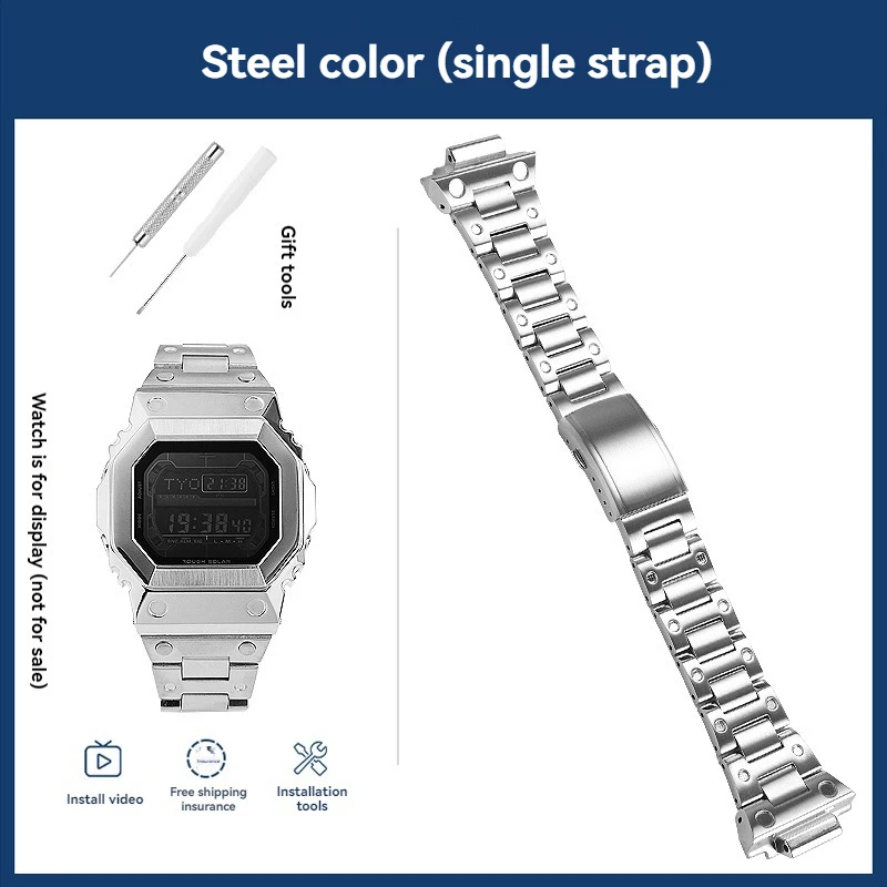 GX-56 Metal Case Strap for Casio G-SHOCK Giant G Large Square GX