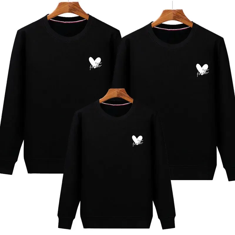 thumbnail image 5 of Suéter navideño Conjuntos familiares a juego Letras Estampadas Tops de algodón Sudaderas con capucha para mamá e hija Aspecto familiar para pareja Sudadera para bebé y niño, 5 of 5