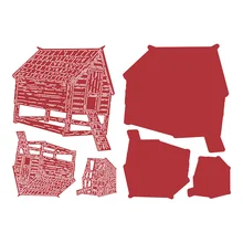 

2022 New House Dies Scrapbooking Metal Cutting Dies Craft Embossing Make Paper Greeting Card Making Template DIY Handmade