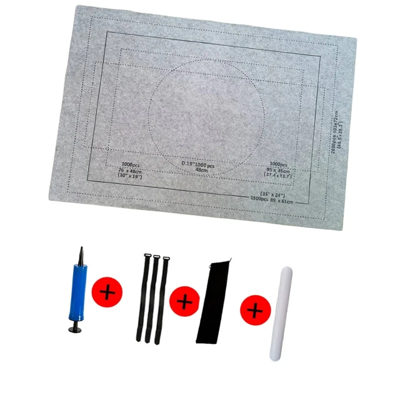 

Roll Mat Puzzle Pad Saver Accessory to Store up to 3000pieces Puzzles Practical Puzzle Home Mat Saver