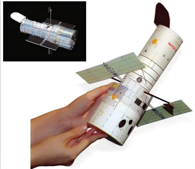 1/48 With Built-in Version Hubble Space Telescope 38cm 3D Paper Model DIY Student Science Handwork