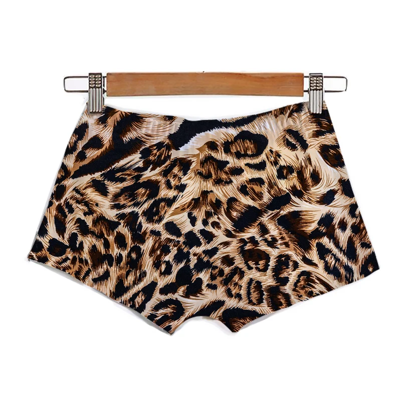 

Leopard Texture Custom Made Create Your Own Design Sexy Women Summer Booty Hot Shorts 4XL 5XL