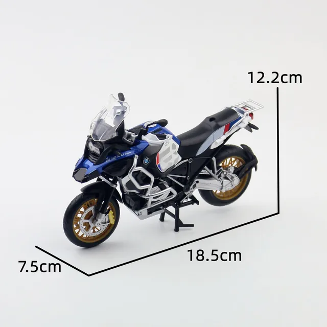 사실성, 기능성, 내구성이 뛰어난 1:12 BMW R1250 GS 다이캐스트 오토바이 모델