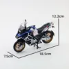 1/12 BMW R1250 GS Toy Motorcycle Diecast Metal Model 1:12 Off-Road Sport Racing Sound & Light Collection Gift For Boy Children 2