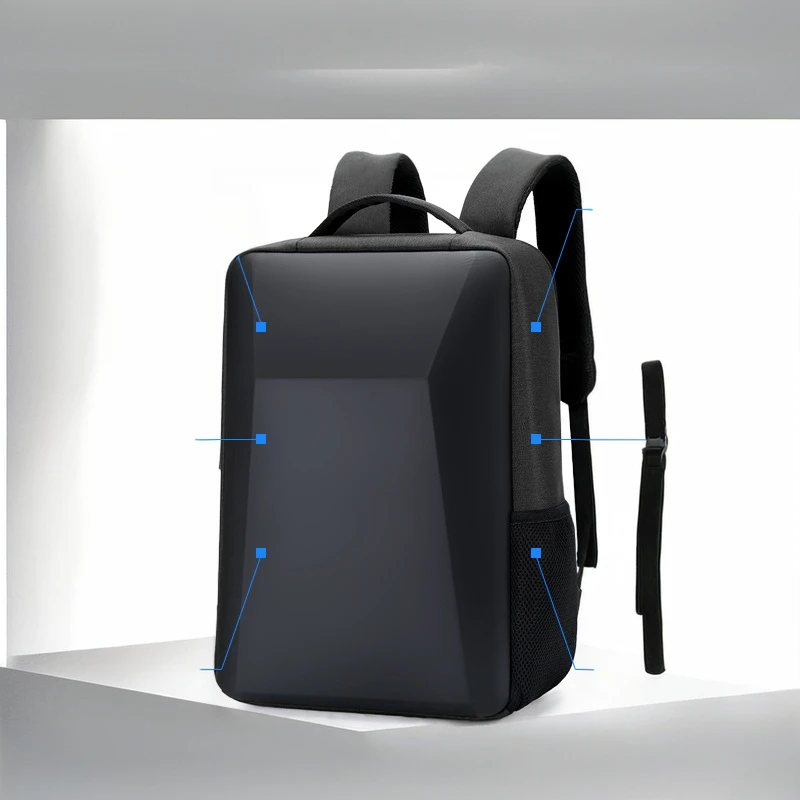 حقيبة ظهر جلدية فاخرة 15.6 بوصة