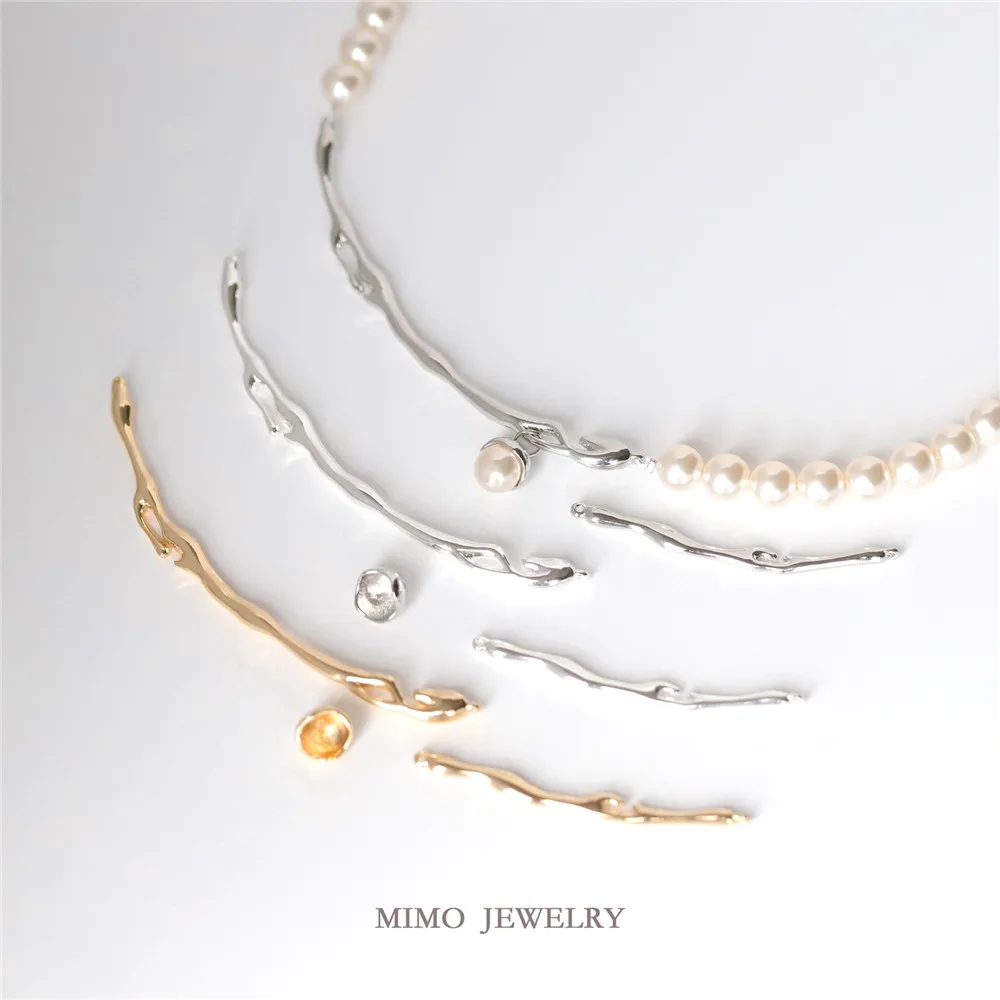 

Irregular Shaped Three Piece Set Charm Pendants 14K Real Gold Plated Brass Jewelry Making Supplies Diy Accessories M-289