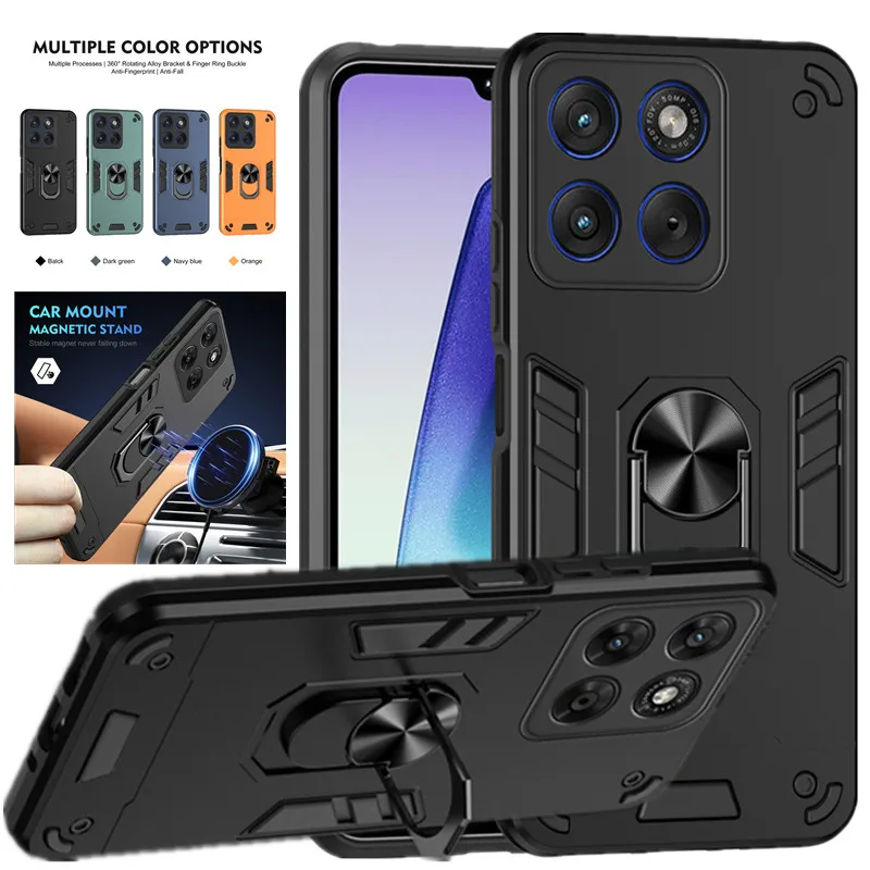 Military Grade Shockproof Protective Case with Ring Stand Holder