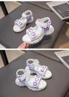 Sandales pour enfants filles été 2025 nouvelle mode à semelles souples filles chaussures de plage CuHK enfants sandales de sport antidérapantes 6