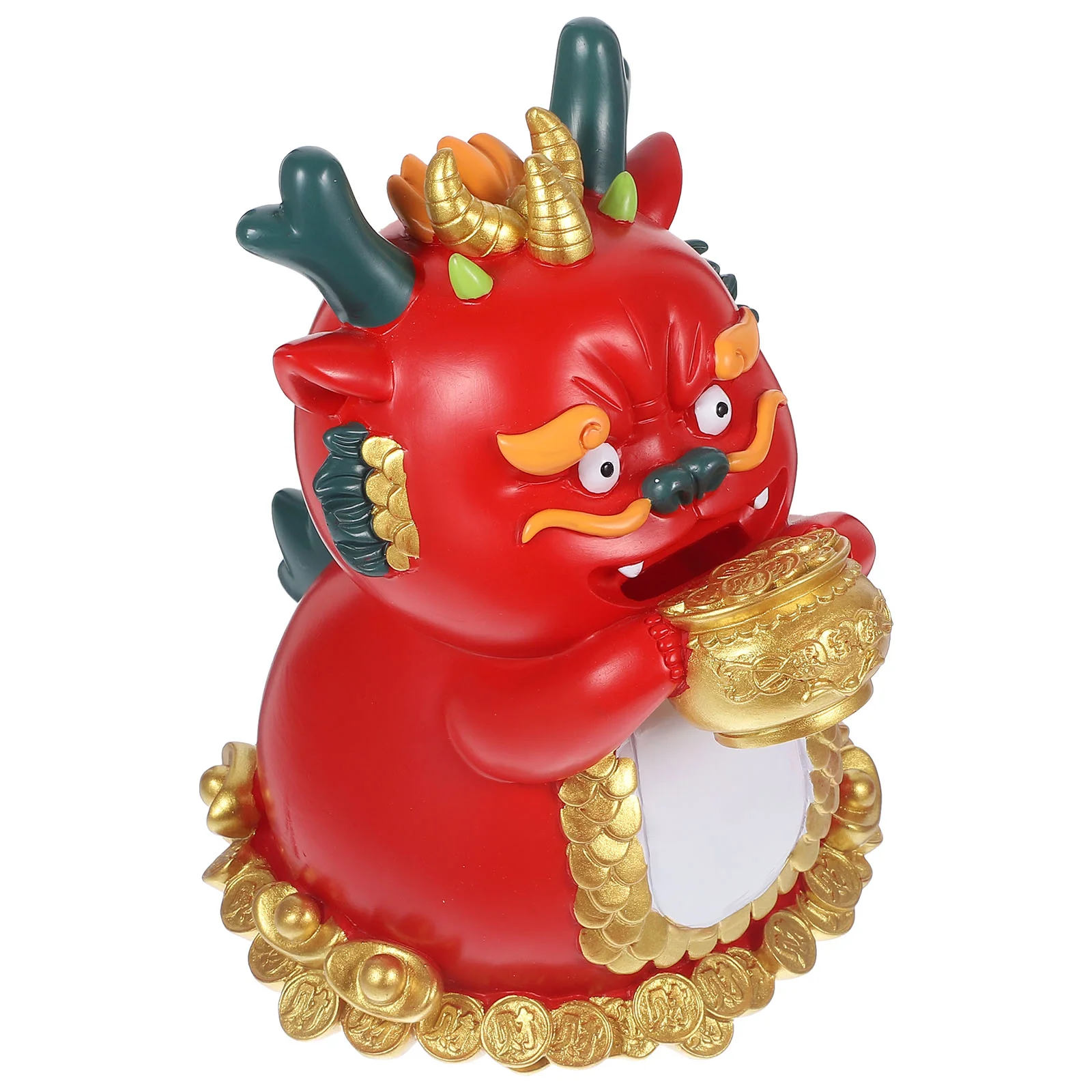 

Dragon Piggy Bank Resin Dragon Coin Bank Coin Saving Jar Chinese New Year Gift