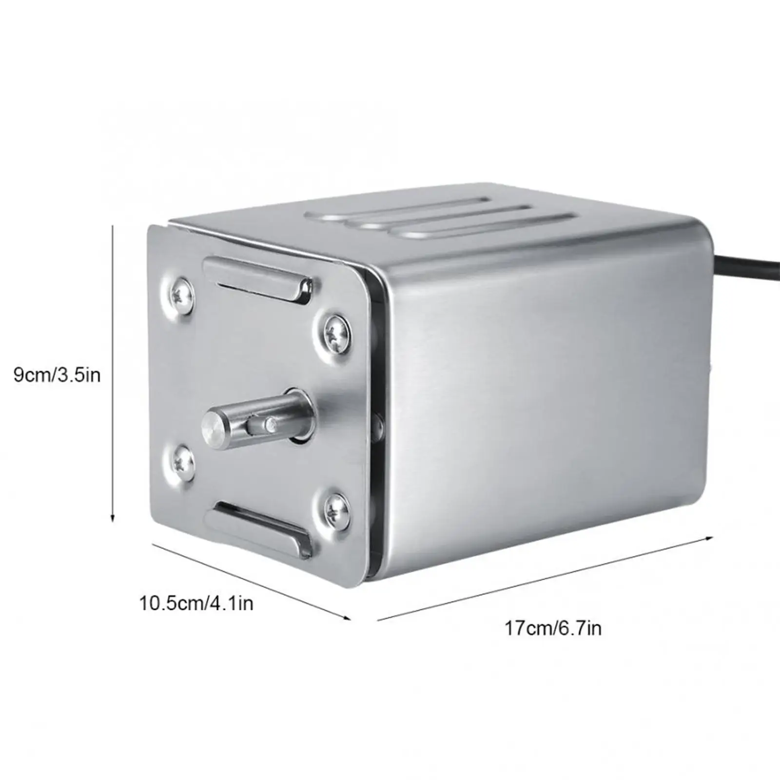 70KG Electric BBQ Grill Rotating Motor Pig Lamb Goat Chicken BBQ Grill Outdoors Roaster Barbecue Motor 110V 15W 6