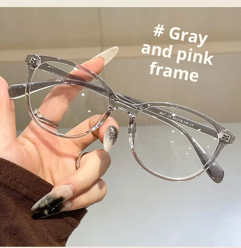 Neues klassisches Schildpatt-Brillengestell, ultraleicht, TR90, stilvoll, Retro, optische Brillen für Damen und Herren, 9077 – Detail 14