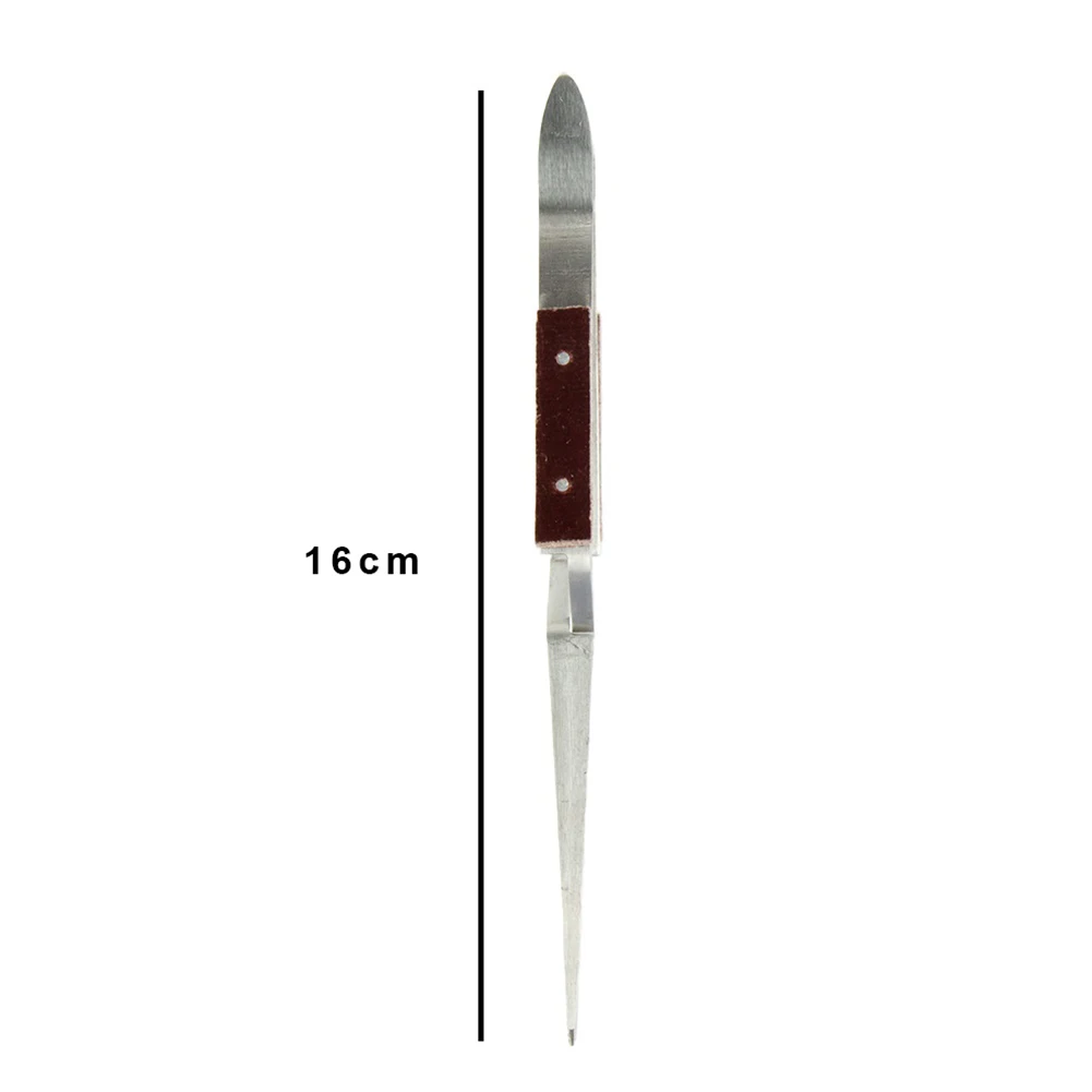 Stainless Steel Cross Locking Lock Tweezer Self Closing Jewelry Soldering Craft Repair Tool Insulated Tweezer Straight Elbow Tip
