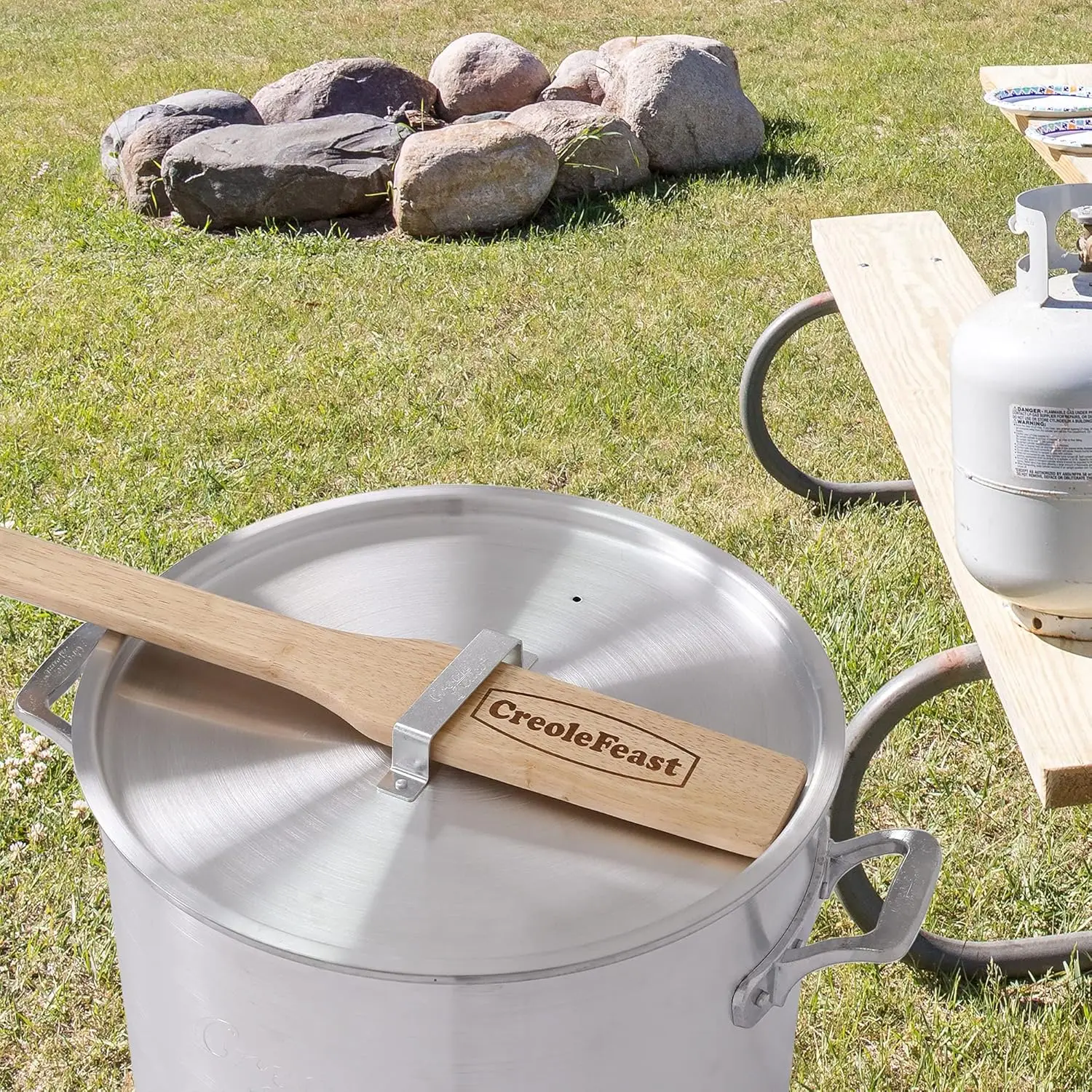 Feast SBK0601 60 Qt. Seafood Boil Pot with Basket and Burner, Outdoor Aluminum Propane Seafood Boiler with 10 PSI Regulator