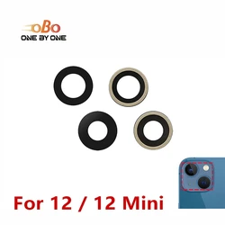 Durable Back Rear Camera Lens Glass with Pre - Installed Adhesive Replacement (For 12 Mini)
