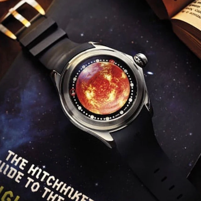 Luxury Mars Automatic Watch Fashion Bubble Glass Watches Men 46mm Mechanical Wristwatches Art Eye Ball Dial Clocks KAFYASE 2023