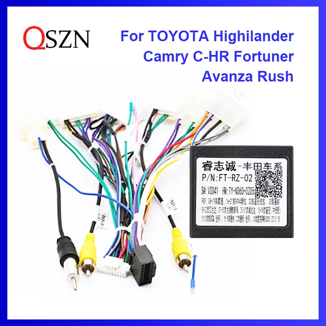 Raise Canbus Box Decoder FT-RZ-02 For Toyota TOYOTA Highilander Camry C-HR  Fortuner Avanza Rush Wiring Harness Power auto Cable - AliExpress カーラジオ CANbus ボックス デコーダー FT-RZ-02 トヨタ ハイランダー カムリ C-HR フォーチュナー アバンザ