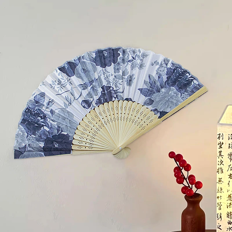 Pretty Classical Hand Held Folding Fan Retro Dance Performance Props Home Decoration