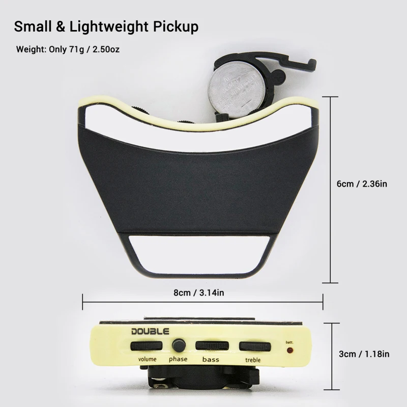 Enhanced Guitar Pickup Preamp with Volume & Tone Control