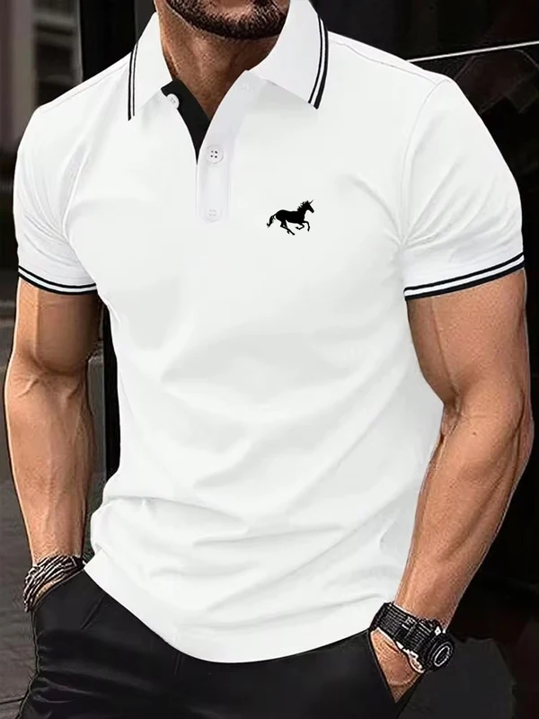Men' T-shirt Classic Short Sleeved Polo