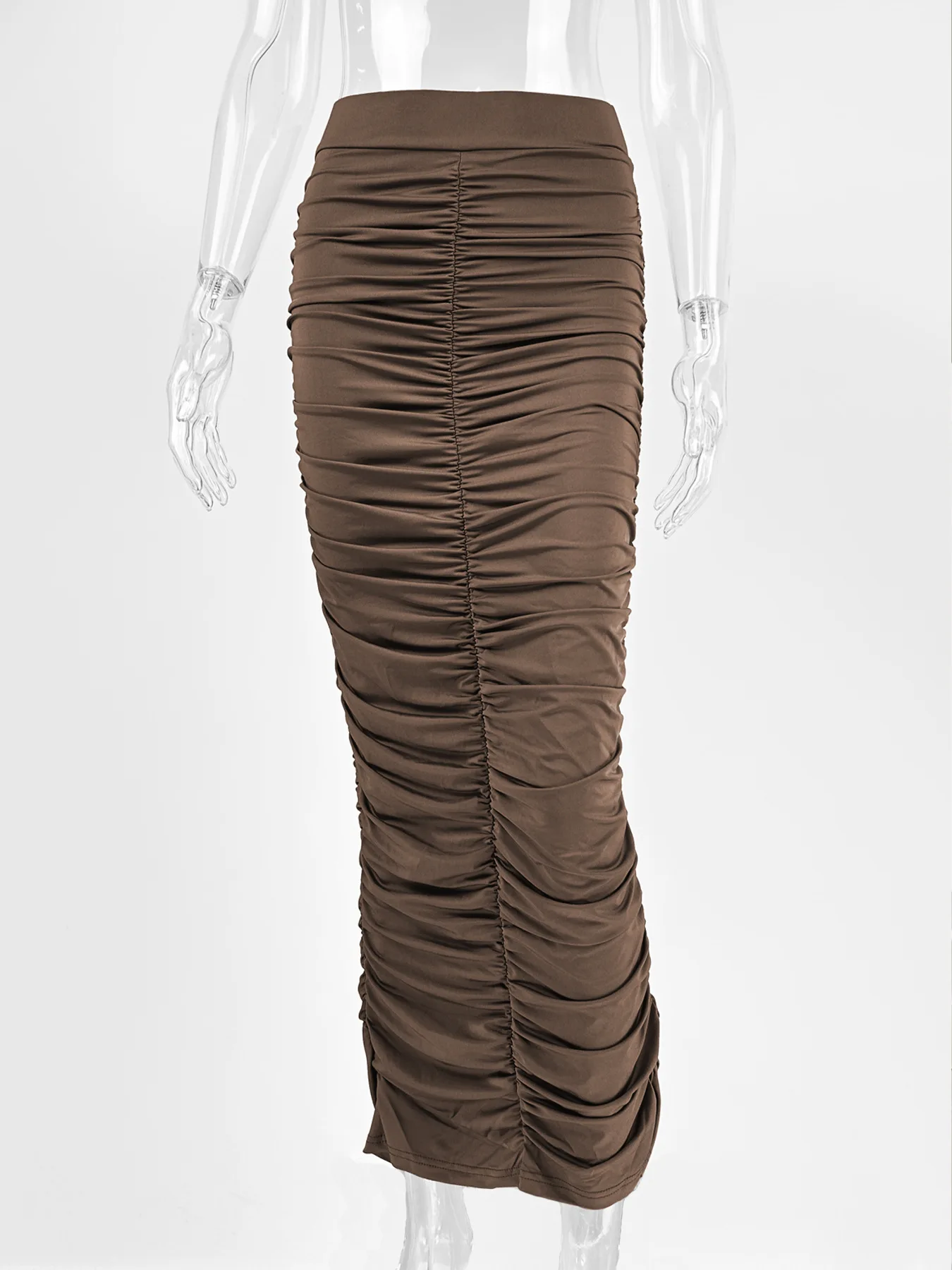 Jupe crayon similicuir - Femme | MANGO OUTLET France métropolitaine