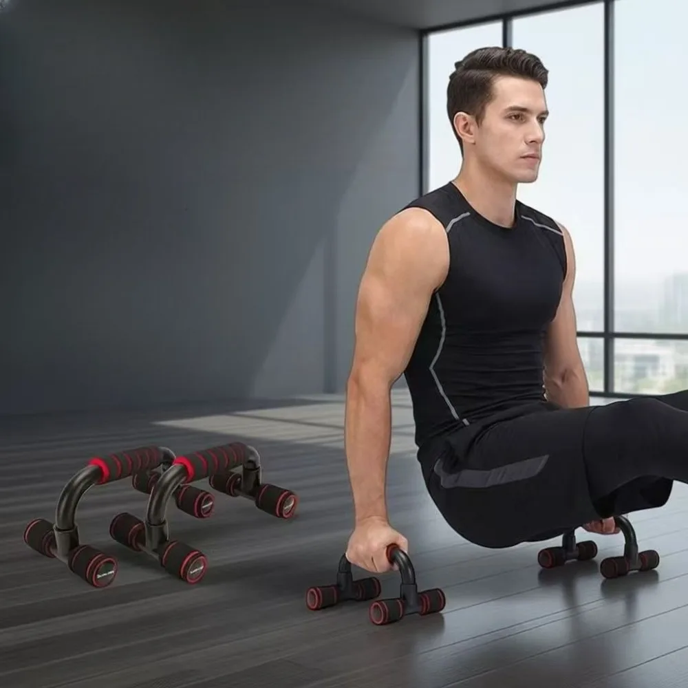 Professional Push-Up Stand Assist Trainer for Chest Muscle Workout Home Use Non-Slip Foam Men's Fitness Equipment