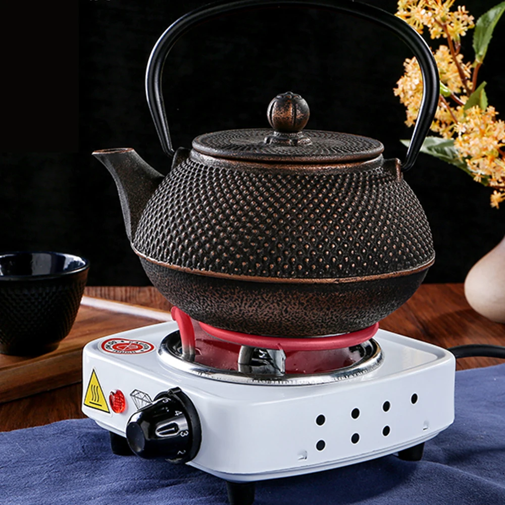 220V 1000W Single-head Electric Stove Kitchen Heating Furnace Burner Household Hot Plate Cooker Coffee Heater 5-Speed Thermostat 4