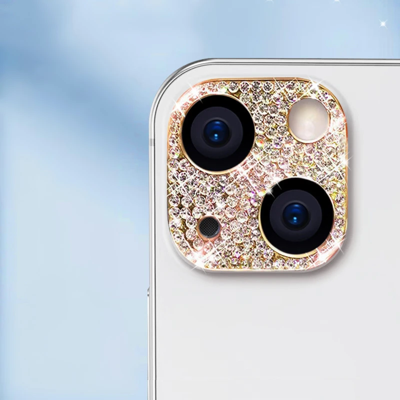 Hollow Glitter Rhinestone Camera Lens Protector