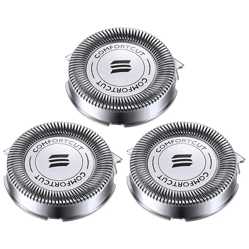 

SANQ 3Pcs SH30/50/52 Shaver Replacement Heads For Electric Shaver Series 1000, 2000, 3000, 5000 Blade Head