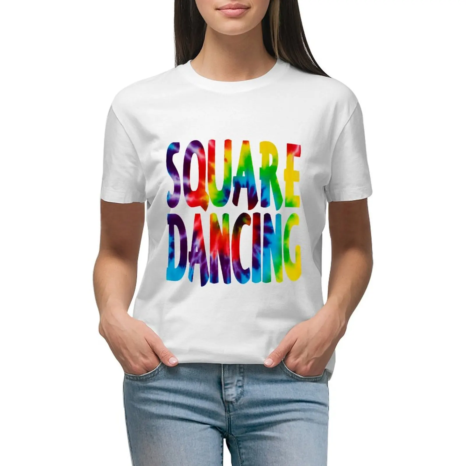 

Tie Dye T-shirt Aesthetic clothing animal print shirt for girls female black t shirts for Women