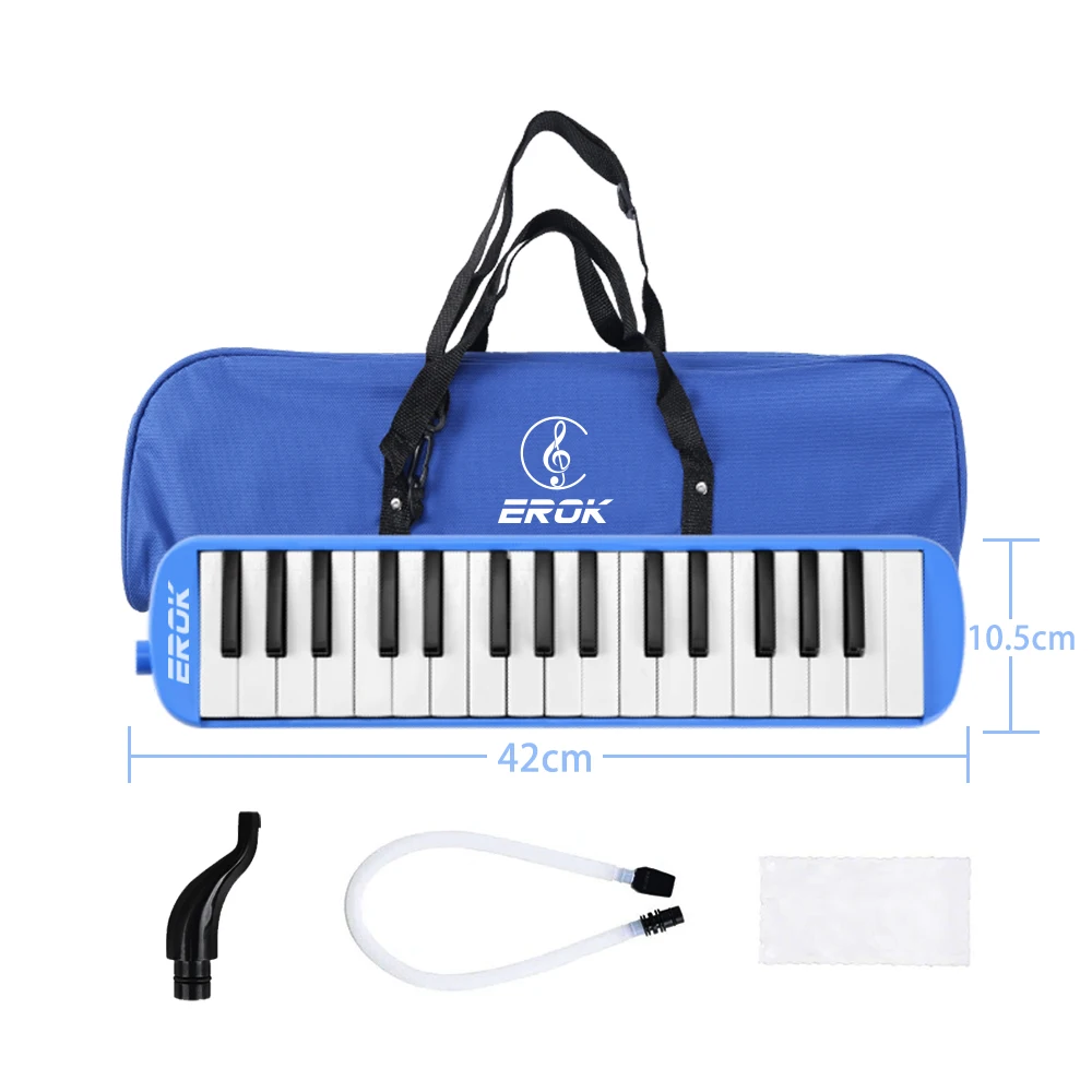 thumbnail image 2 of 32-Key Melodica With Mouthpiece & Bag – Portable Wind Piano For Beginners, Kids & Education 2 of 9