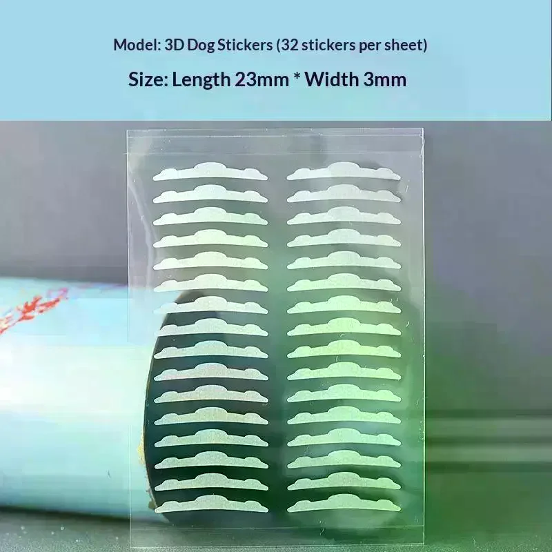 32개/시트 울트라 스테이 뷰티풀 아이즈 인비저블 방수 아이 빅 아이즈 메이크업 도구 초보자 친화적인 3D 이중 눈꺼풀 테이프