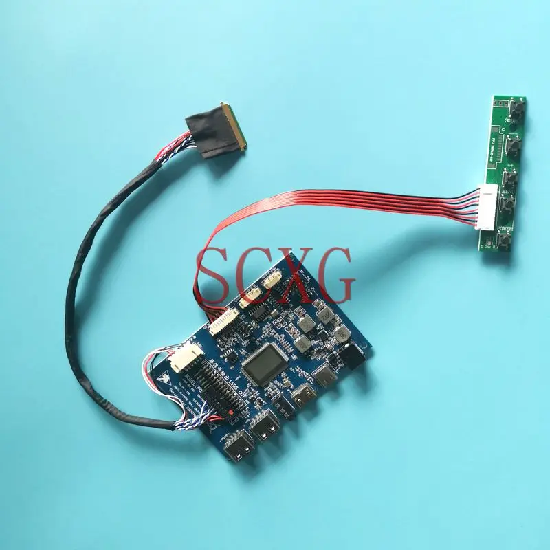 

Для ноутбука HSD173PUW1 дисплей LVDS 40 Pin DIY Kit 2 USB TYPE-C Mini HDMI-совместимый контроллер 1920*1080 862 плата драйвера 17,3"