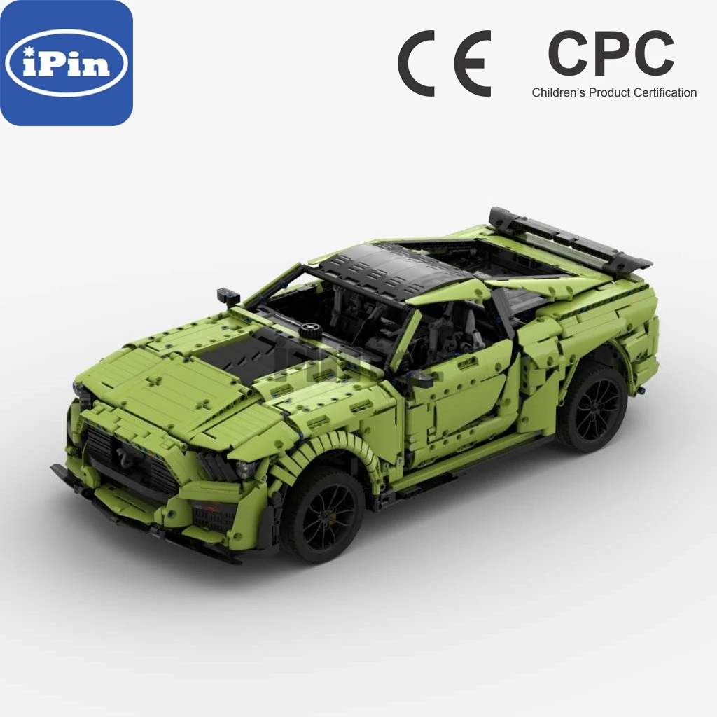 

Moc-50047 Shelby GT500 спортивный автомобиль 3912 шт. электронный рисунок Сращивание строительных блоков технология сборки