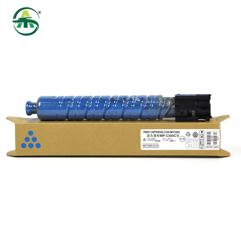 MP C300 Copier Toner Cartridge Compatible for RICOH Aficio MP C300 400 401 Copier Cartridges powder Supplies CMYK210g 4pcs/set